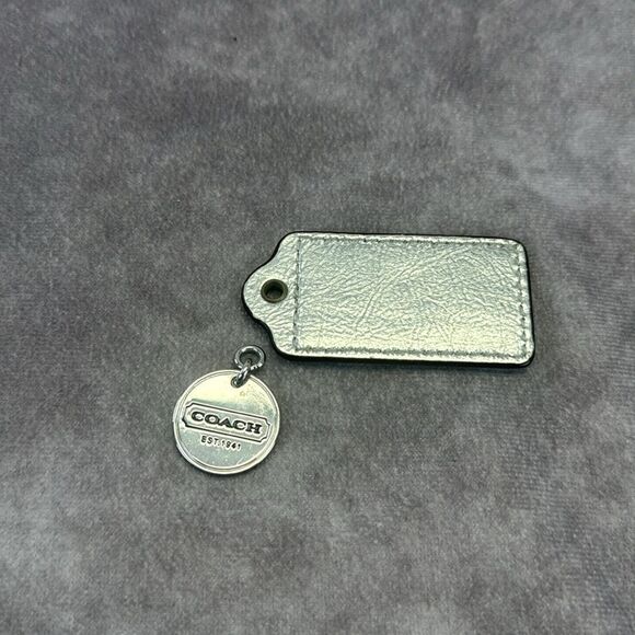 Coach Silver Keychain Hang Tag Set - Picture 3 of 4